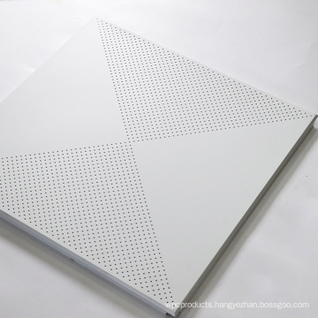 10mm groove line pressed tin non perforated metal ceiling tiles